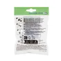 Embout envellopant plastique transparent diamètre 25 mm 4 pièces