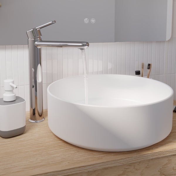Mitigeur de lavabo chrome XL, Easy, SENSEA