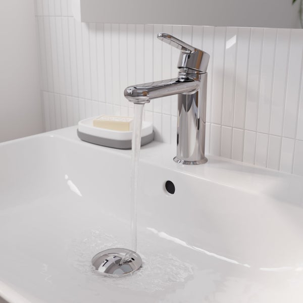 Mitigeur de lavabo chrome M, Easy, SENSEA
