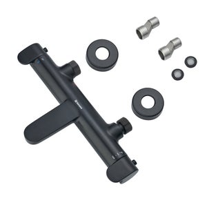 Mitigeur de bain thermostatique noir, Icone, SENSEA