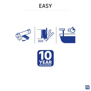 Mitigeur de bain mecanique chrome, Easy, SENSEA