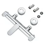 Mitigeur de bain thermostatique chrome, Icone, SENSEA