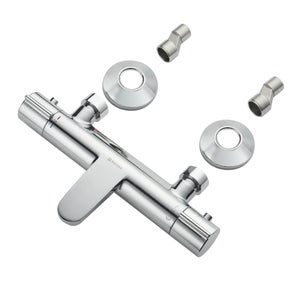 Mitigeur de bain thermostatique chrome, Essential, SENSEA
