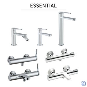 Mitigeur de douche thermostatique chrome, Essential, SENSEA