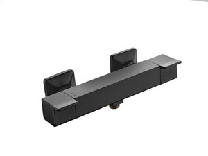 Mitigeur de douche thermostatique noir, Icone, SENSEA