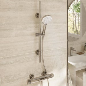 Mitigeur de douche thermostatique chrome, Icone, SENSEA