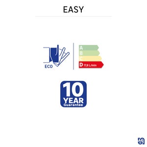 Mitigeur de douche mecanique chrome, Easy, SENSEA