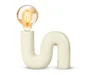 Lampe à poser Pop S, vanille, céramique, H.20 cm, E27