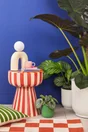 Lampe Pop u, vanille, céramique, H.31 cm, G9