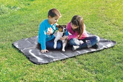 Plaid pour chien polyester imperméable 130x110cm noir