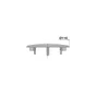 Capot métal chrome diam.116 pour bonde extra plate