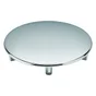 Capot métal chrome diam.116 pour bonde extra plate