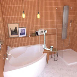Vidage baignoire avec bonde clic clac
