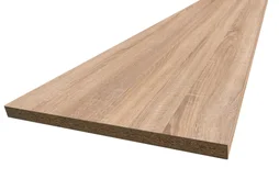Plan de travail stratifié 1850X640X28MM chêne sonoma bords droits