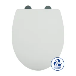Abattant frein de chute polypropylene blanc SENSEA Easy