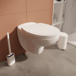 Abattant frein de chute polypropylene blanc SENSEA Easy