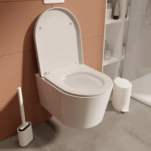 Abattant wc polypropylene easy frein de chute declip form d blc sensea