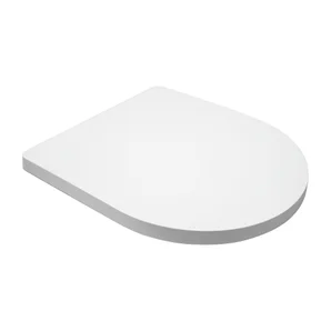 Abattant wc polypropylene easy frein de chute declip form d blc sensea