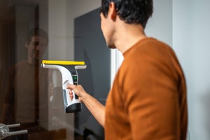 Nettoyeur de vitre blanc pour carreaux WV6 PLUS + Détergeant D500 inclus