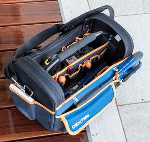 Sac panier outils fond rigide DEXTER, L.24 cm
