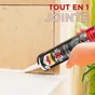 Colle joint int/ext polymere pattex flextec blanc cartouche 389gx3
