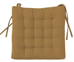 Galette de chaise, miel l.40 x L.40 cm