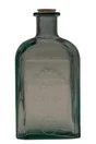 Vase Dame Jeanne verre Médoc, gris l.20 x H.39 cm
