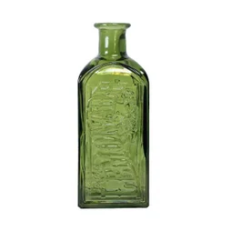 Vase Dame Jeanne verre Lemonade, vert l.12 x H.30 cm