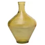 Vase Dame Jeanne verre Zen, safran l.19 x H.27 cm
