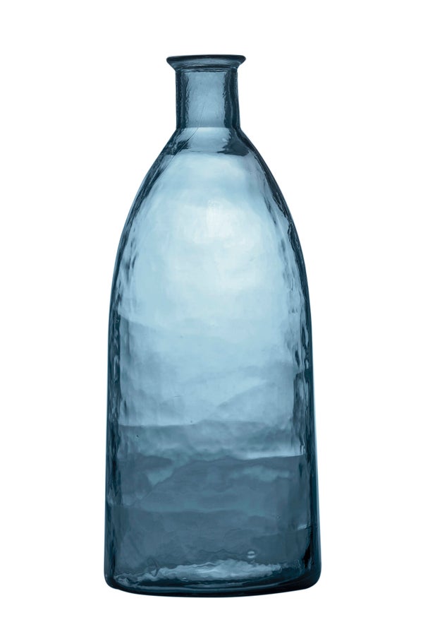 Vase Dame Jeanne verre Cocoa, bleu l.25.5 x H.61 cm