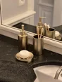 Distributeur de savon céramique JOY doré