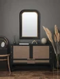 Miroir rectangulaire Victoire noir