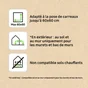 Colle en poudre sol/mur, int/ext, max 60X60cm,blanc dont 20% gratuits AXTON 25KG
