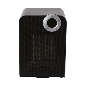 Radiateur salle de bain ceramique mobile 1800w noir class 3