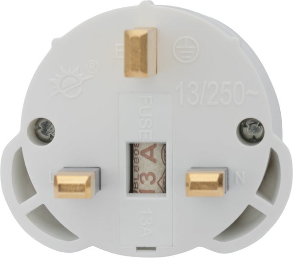 Adaptateur blanc France vers Grande-Bretagne ZENITECH