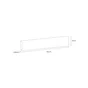 Lot de 2 plinthes Casablanca x L. 60 cm, Ep.8.5 mm