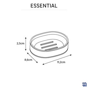 Porte-savon SENSEA Essential blanc