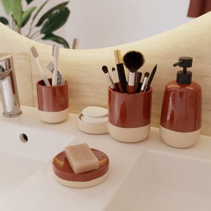 Porte-savon Glaze terracotta SENSEA