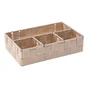 Panier organisateur compartimenté beige l.26 x P.17 x H.6.5 cm SENSEA