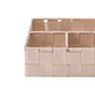 Panier organisateur compartimenté beige l.26 x P.17 x H.6.5 cm SENSEA