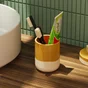 Gobelet de salle de bains Glaze pecan SENSEA