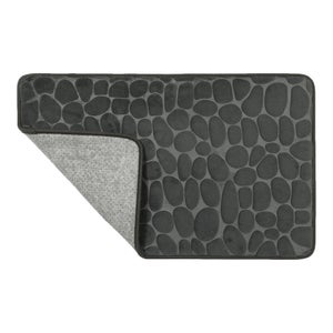 Tapis de bain l.0.0 x L.0.0 cm noir Cocoon SENSEA