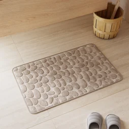 Tapis de bain l.0.0 x L.0.0 cm beige Cocoon SENSEA