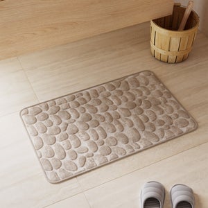 Tapis de bain l.0.0 x L.0.0 cm beige Cocoon SENSEA