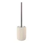 Pot avec brosse WC intégrée beige Soft SENSEA