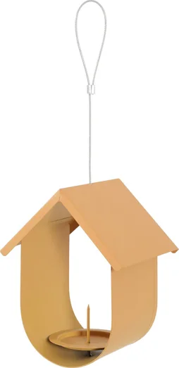 Support boule de graisse cabane 14x12x28cm miel ZOLUX