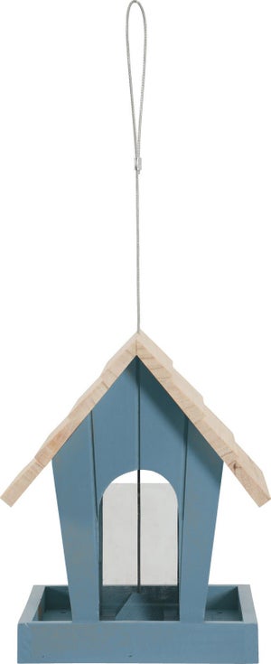 Mangeoire oiseaux du jardin coucou bois 17x23cm orage ZOLUX