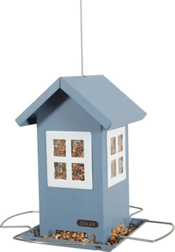 Mangeoire oiseaux du jardin maison 15x16x39cm orage ZOLUX