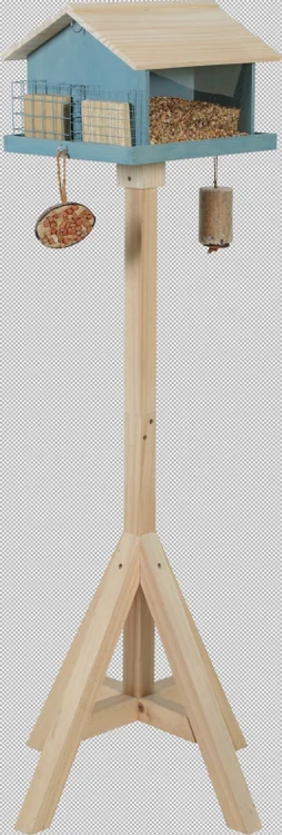 Mangeoire oiseaux du jardin sur pied poser coucou orage ZOLUX
