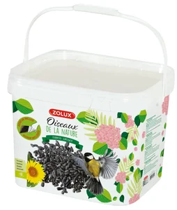 Tournesol noir oiseaux Zolux seau 4kg avec doseur inclus